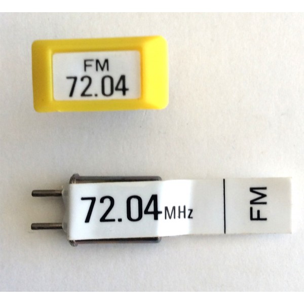 Radio control airplanes, SANWA CRYSTAL SET TX-RX  AM 72.040MhZ