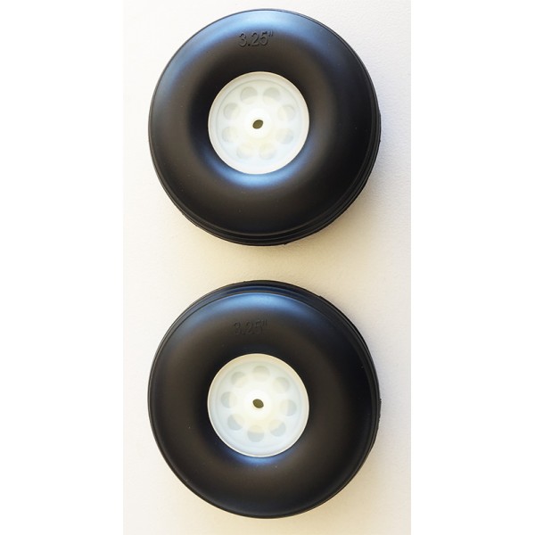 PU WHEEL 3,25" H30mm (2pcs)