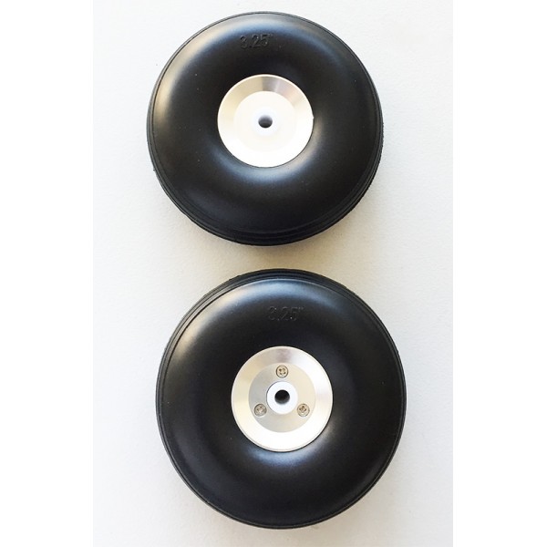 ALU PU WHEEL 3,25" (2pcs)