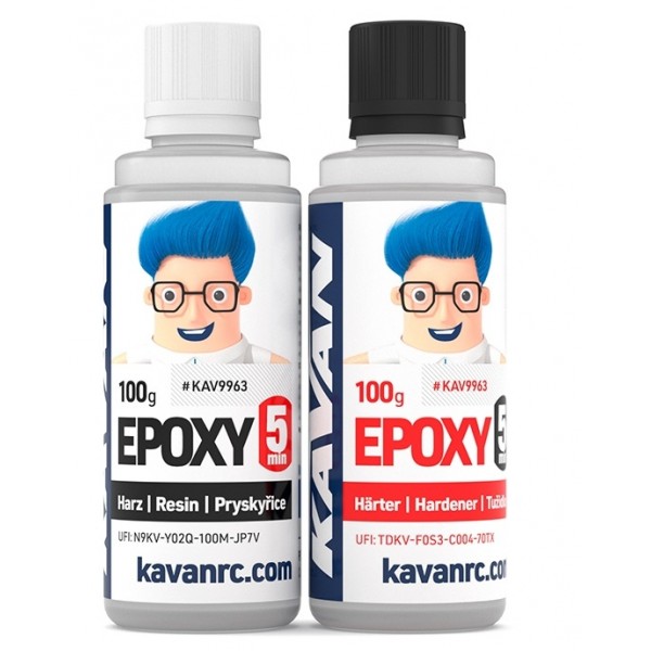 Τηλεκατευθυνόμενα αεροπλάνα, KAVAN EPOXY 5min 100gr.