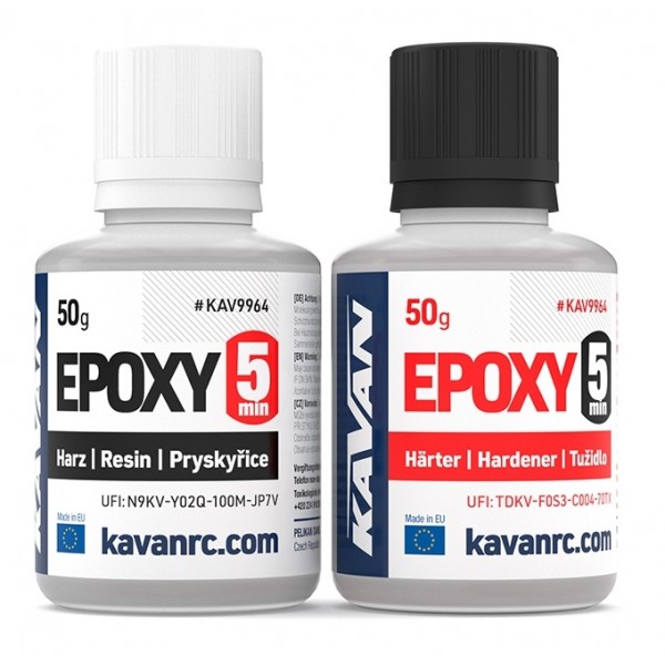 Τηλεκατευθυνόμενα αεροπλάνα, KAVAN EPOXY 5min 50gr.