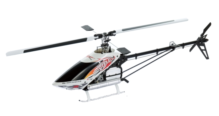 Radio control helicopter JR, Vibe 50SG, for .50 OS Max engine